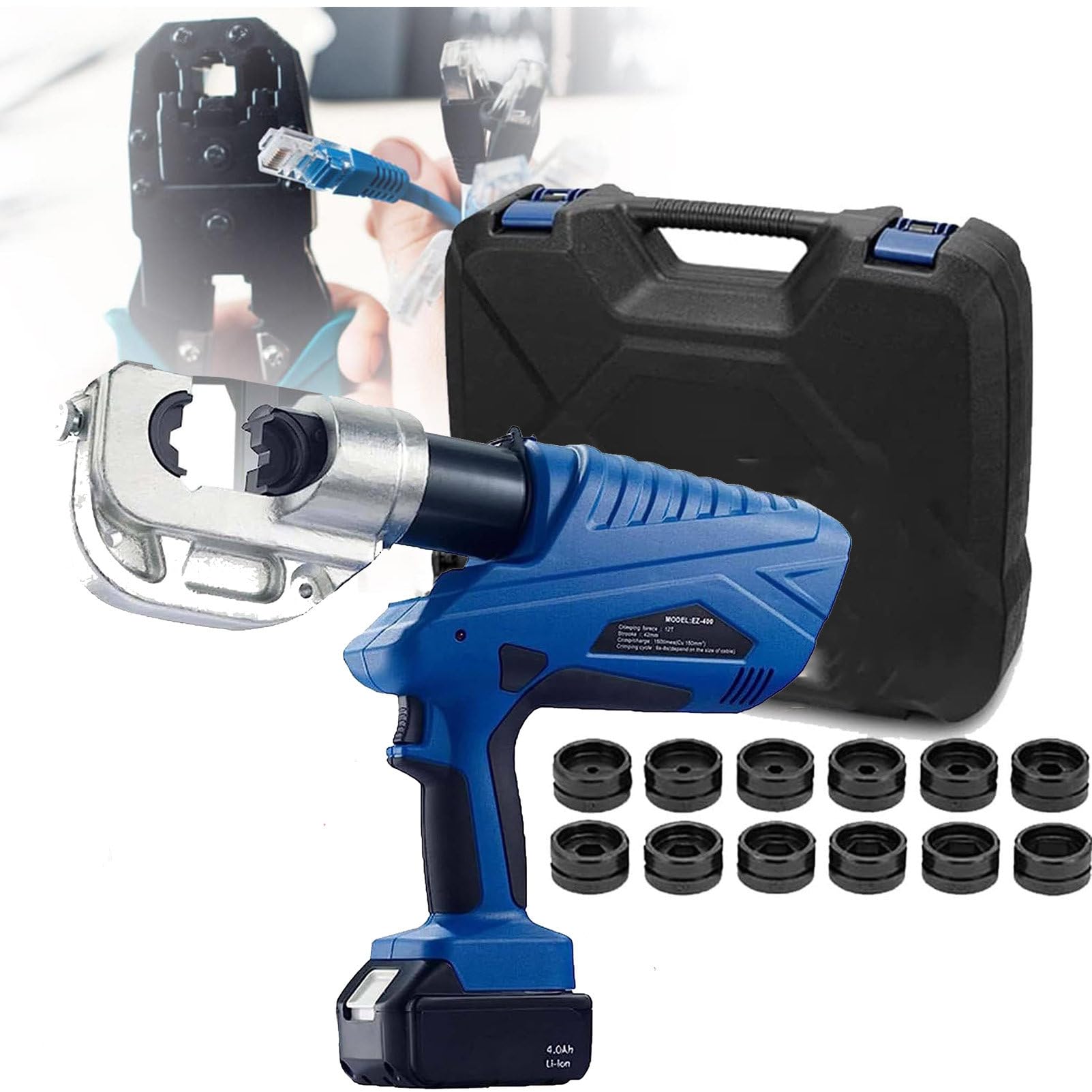 Amazon.com: EZ-400 Battery Powered Crimping Tools Electric